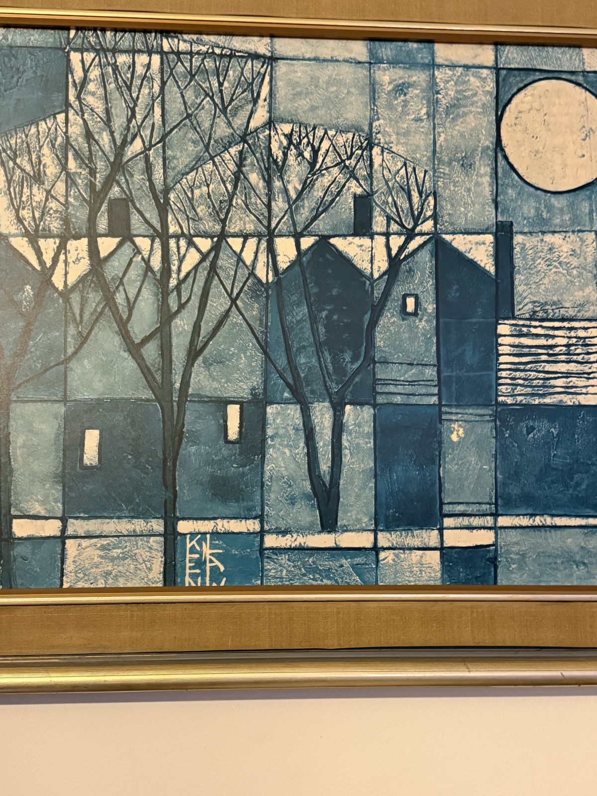 Ken Law ‘Winter Sun’ Print On Board