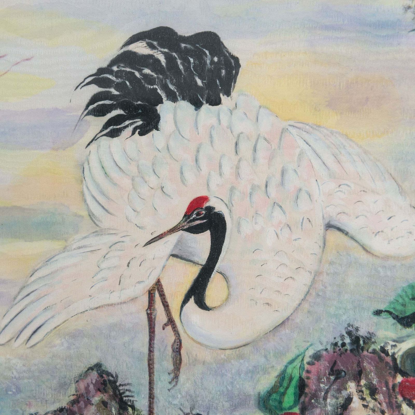 Landschap Met Dennen En Kraanvogels, Toegeschreven Aan Xue Hua photo for sale