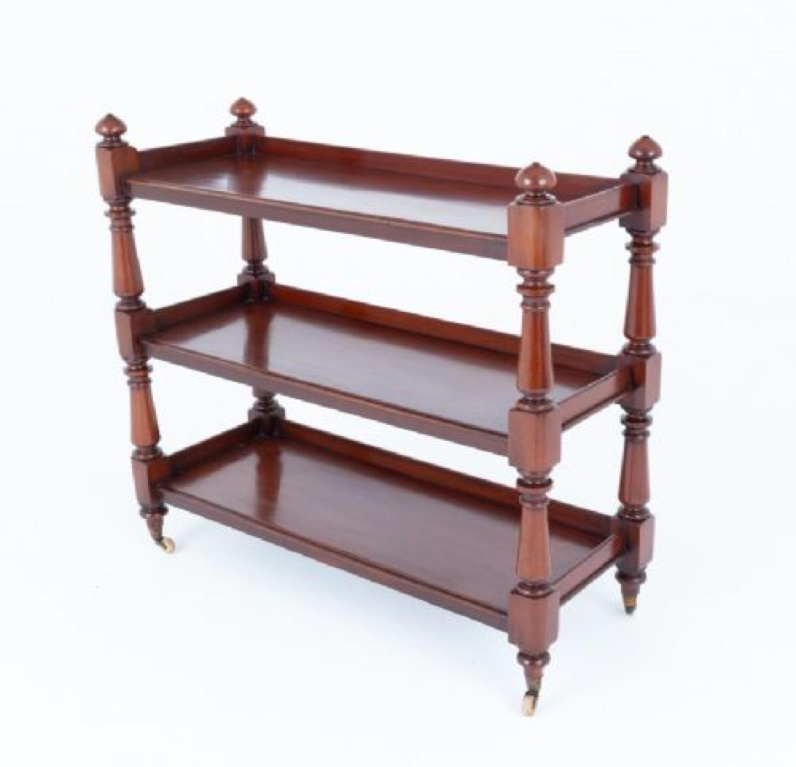 Victorian Dumb Waiter Book Shelf Mahogany 1860 photo furniture