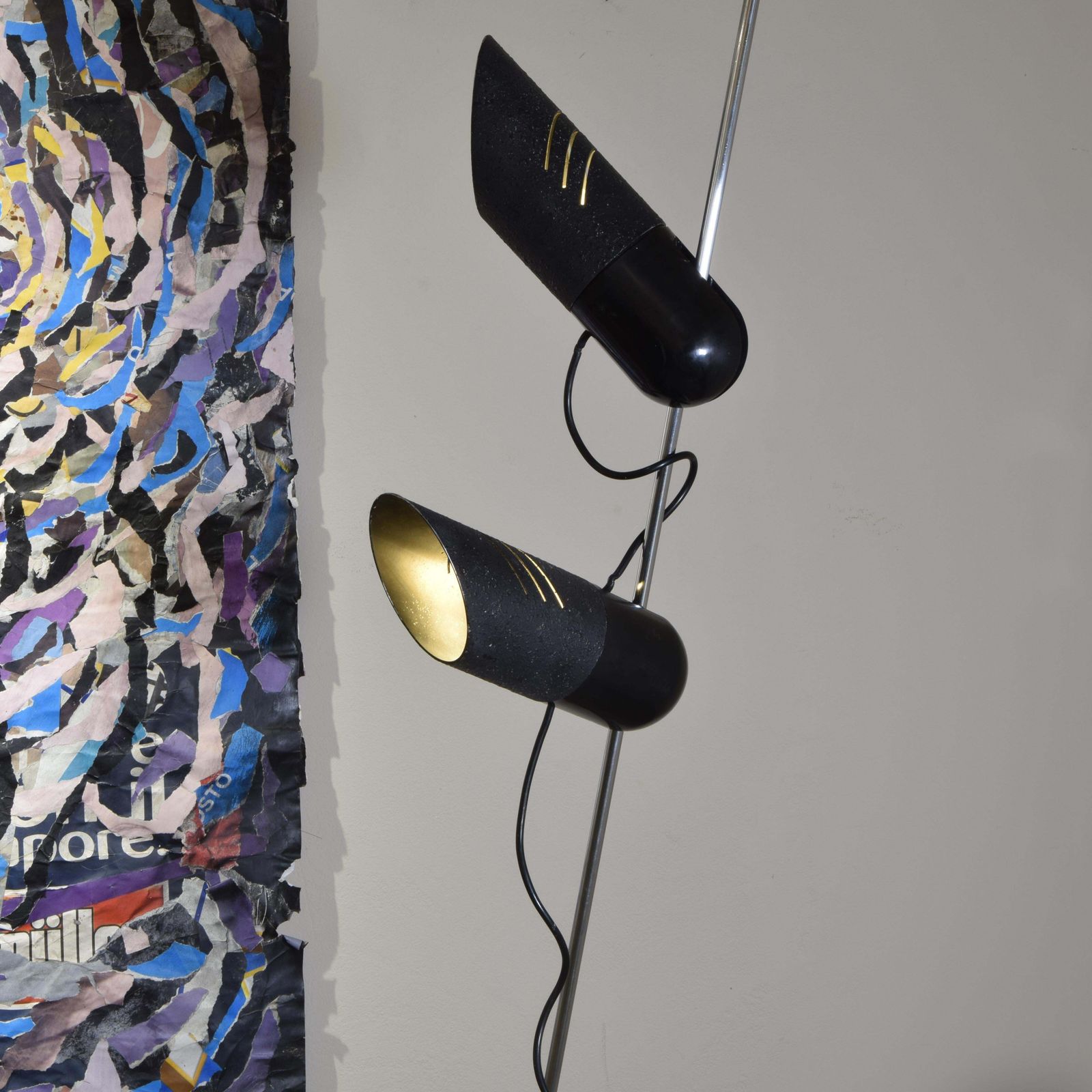 Lampada Da Terra Galdino By Harvey Guzzini 1970s. photo for sale