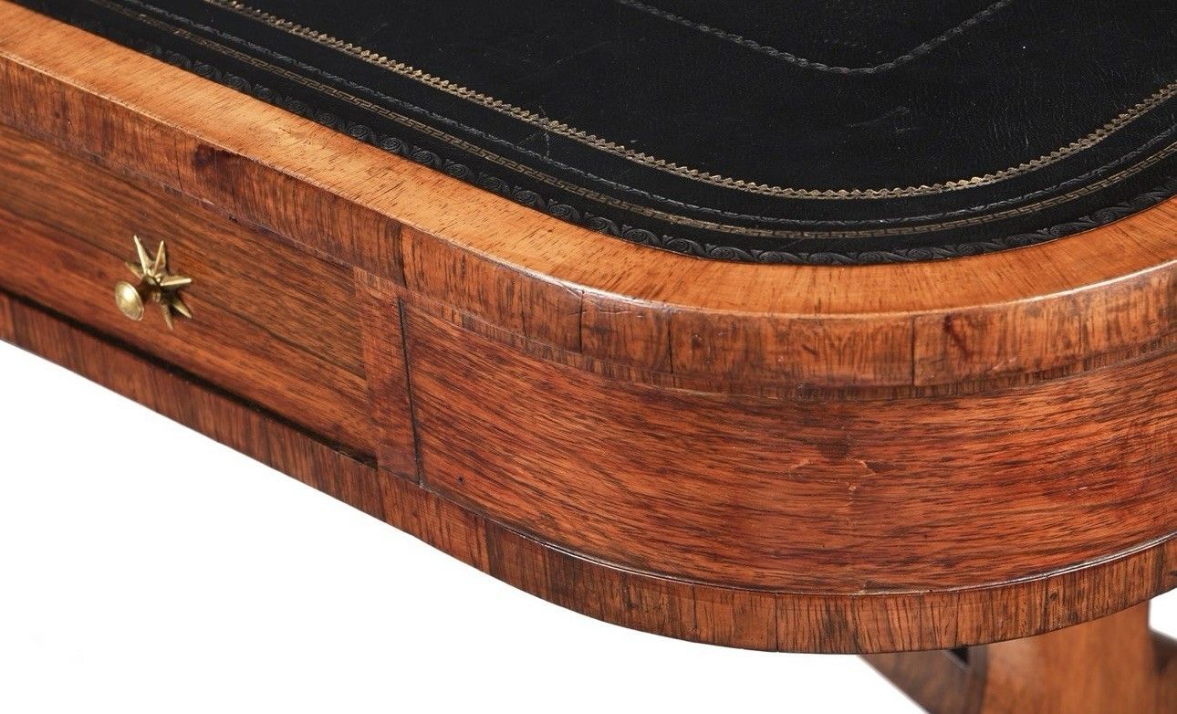 Beautiful Regency Rosewood Library Table photo for sale