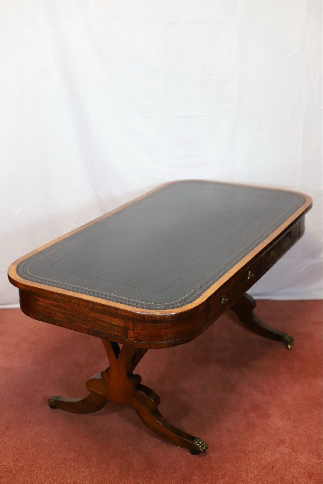 photo buy Beautiful Regency Rosewood Library Table