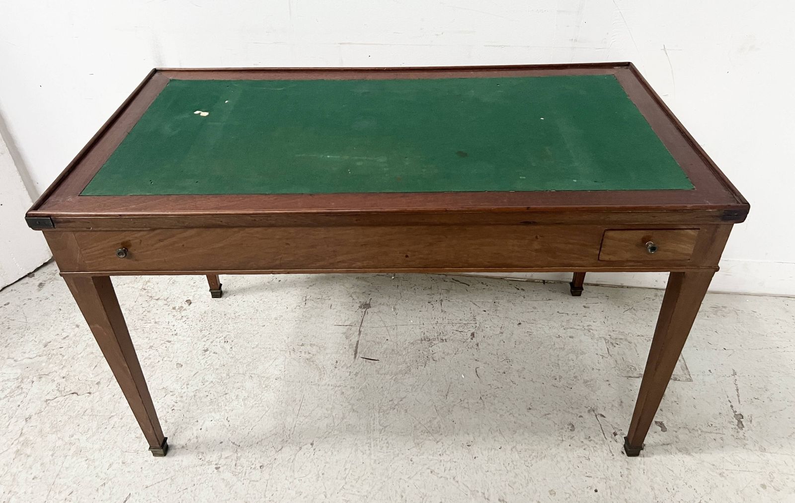 photo for sale Louis XVI Period "Tric Trac" Gaming Table In 18th Century Mahogany.