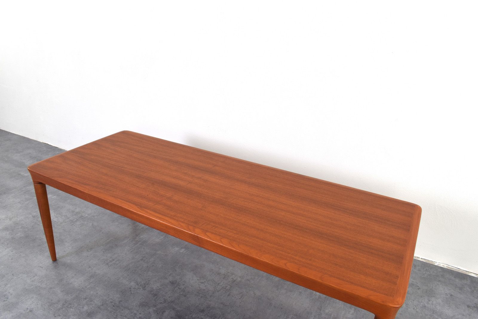 Mid Century Danish Teak Coffee Table By Johannes Andersen For Cfc Silkeborg, 1960s. photo vintage