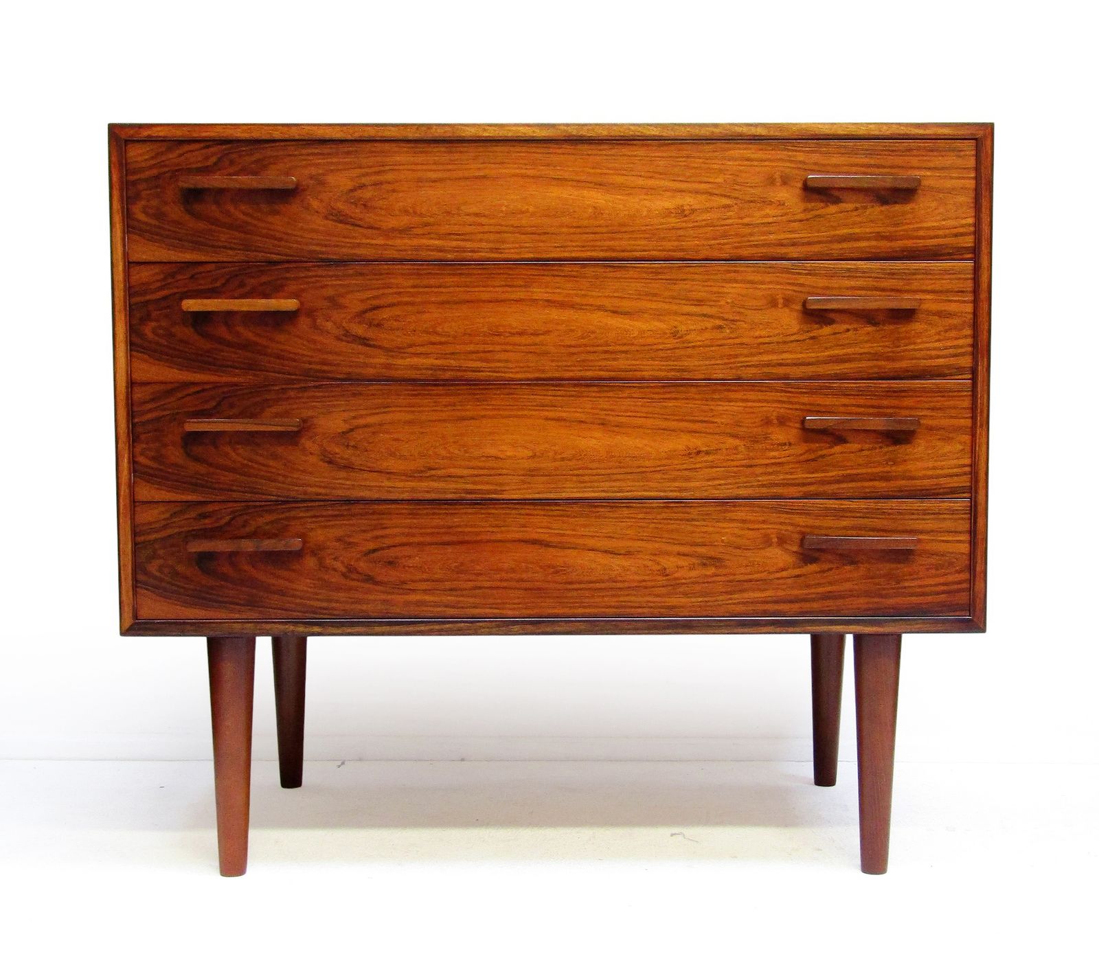 Danish 1960s Chest Of Drawers In Rosewood By Kai Kristiansen For Fm Mobler