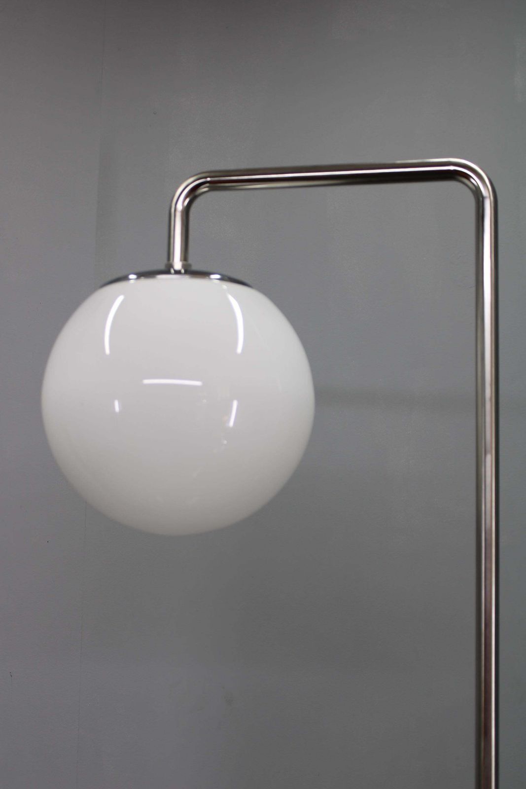 Art Deco Floor Lamp With Shelves, Czechoslovakia, 1930s photo Lighting