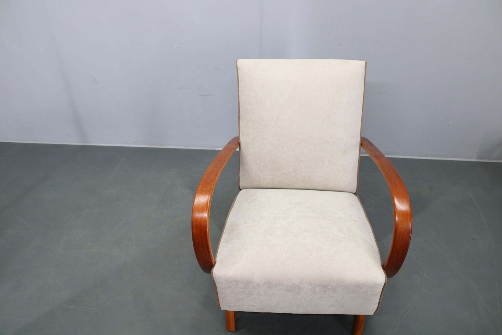 Art Deco Armchair By Jindřich Halabala, Czechoslovakia, 1940s photo furniture