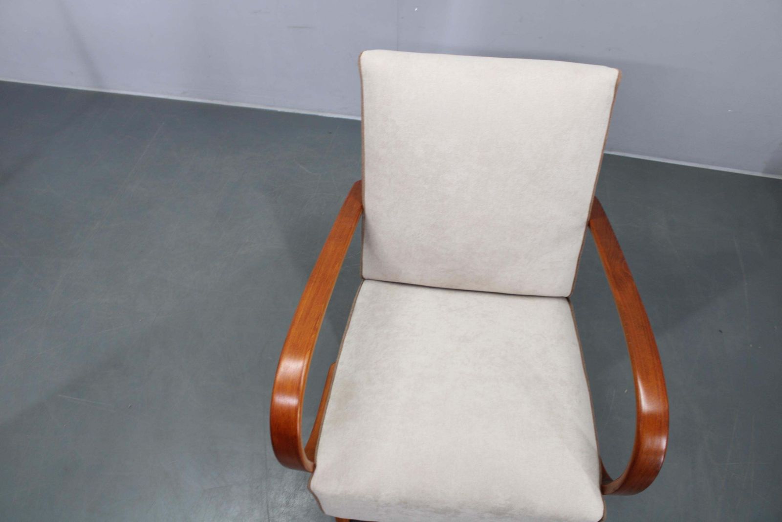 photo for sale Art Deco Armchair By Jindřich Halabala, Czechoslovakia, 1940s