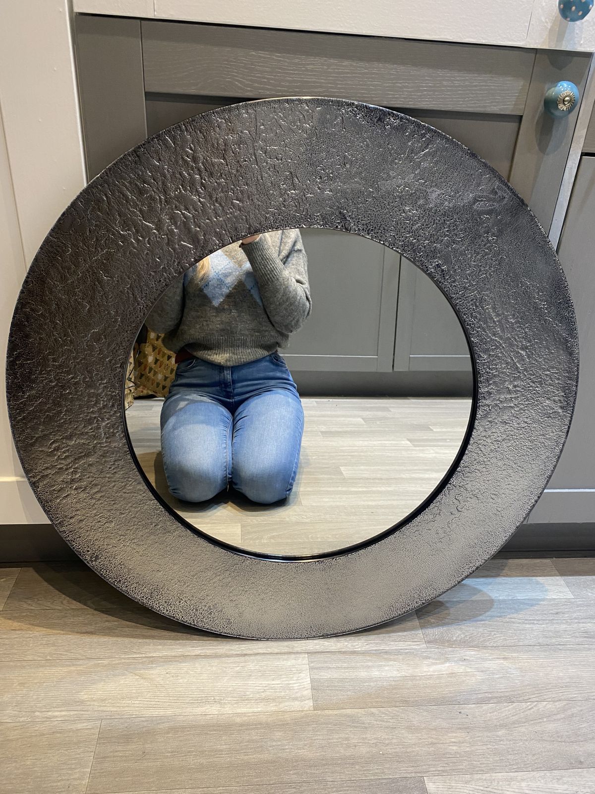 Royston Glass Artisan Mirror. Custom Made Design Unwanted Xmas Present Brand New