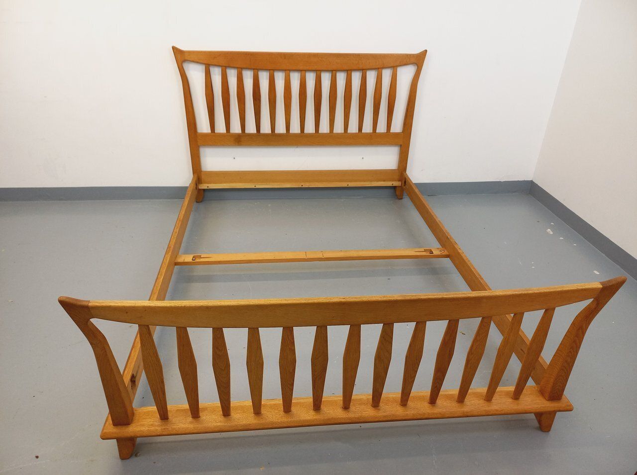 Guillerme And Chambron Double Bed In Solid Oak photo furniture