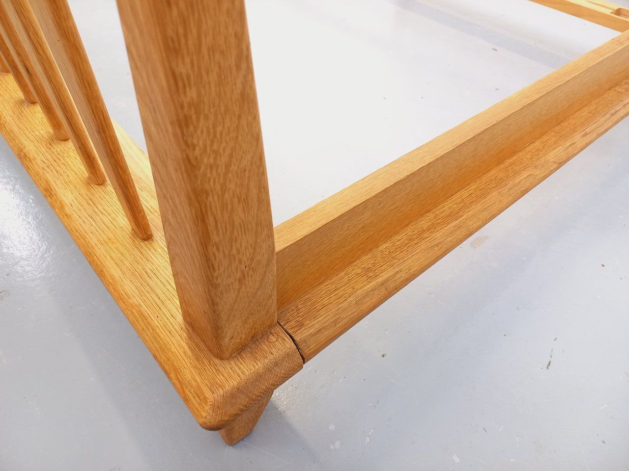 Guillerme And Chambron Double Bed In Solid Oak photo Furniture