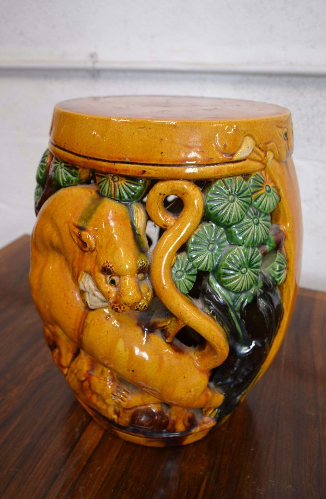 A Pair Of Late 19th/Early 20th Century Chinese Barrel Garden Stool photo vinterior
