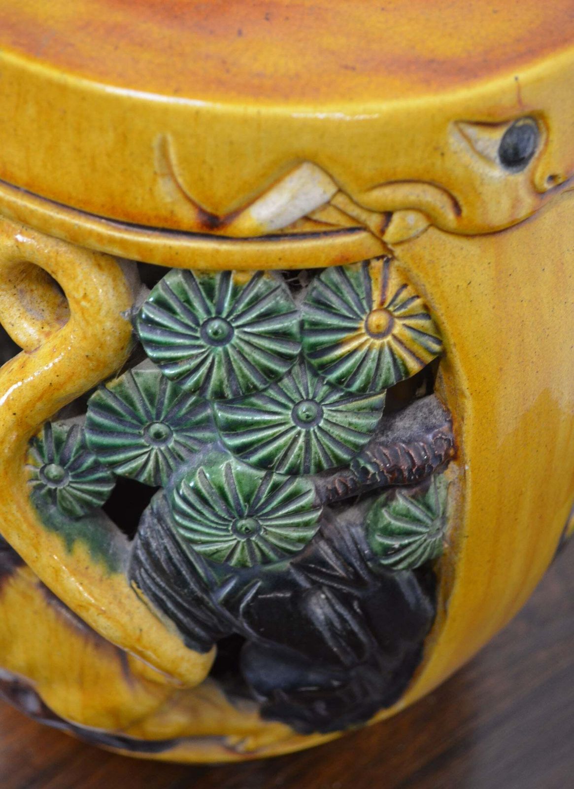 1330.0 A Pair Of Late 19th/Early 20th Century Chinese Barrel Garden Stool photo