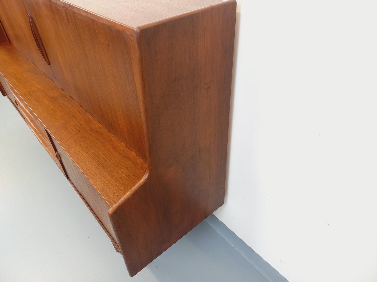 Scandinavian Mid Height Sideboard Ib Kofod Larsen In Teak photo vinterior