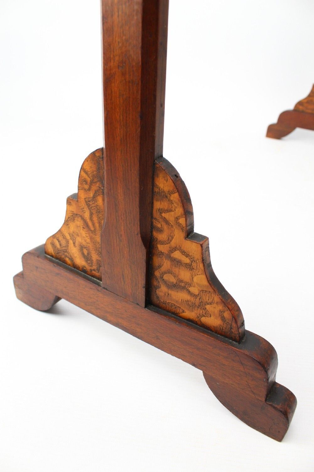 photo furniture Victorian Gothic Revival Walnut Towel Rail