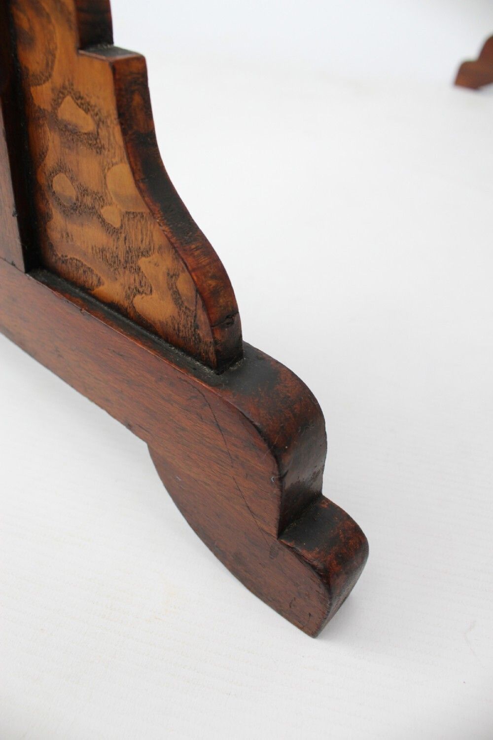 Furniture Victorian Gothic Revival Walnut Towel Rail photo