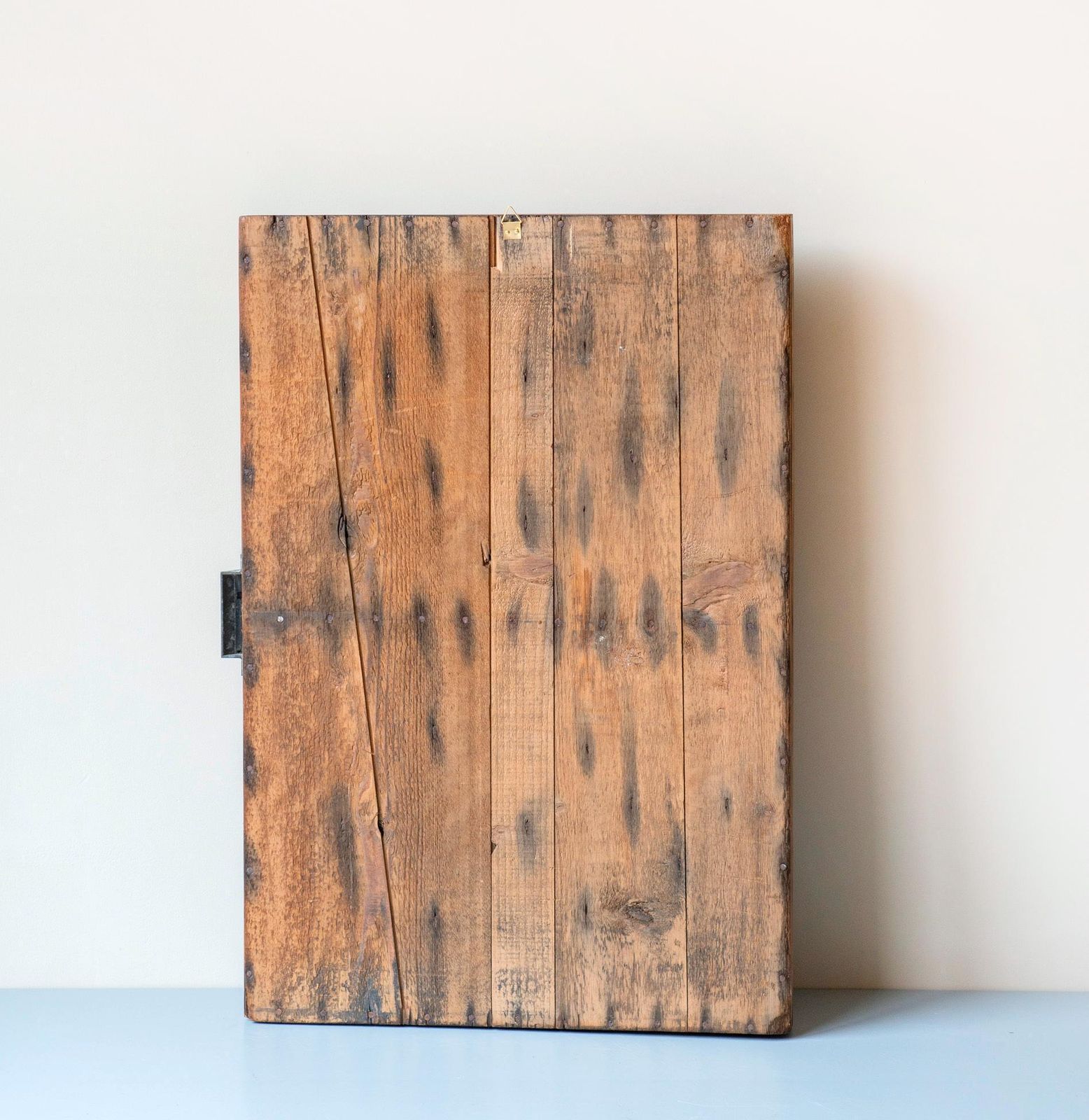 photo vinterior Antique French Letterpress Tray By Deberny & Peignot – Wooden Type Case With Metal Handle