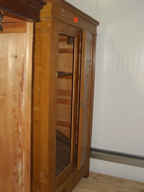 A Really Nice Knockdown Wardrobe  Carved Door Detail   2 Drawers photo Furniture