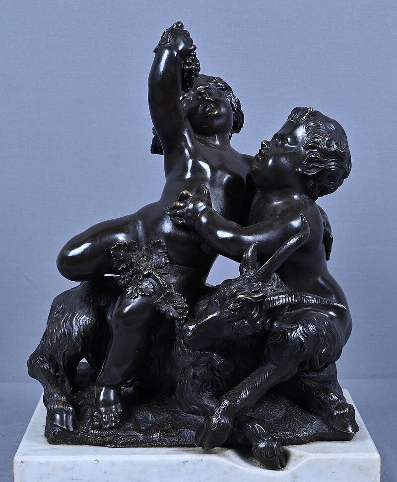 Bronze Sculpture "The Childhood Of Bacchus" After Clodion – Part 2, 19th Century photo 2220.0