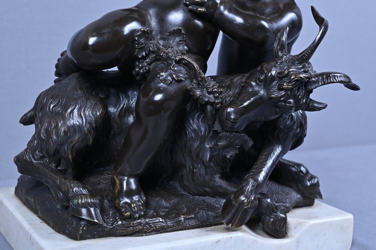 Bronze Sculpture "The Childhood Of Bacchus" After Clodion – Part 2, 19th Century photo buy