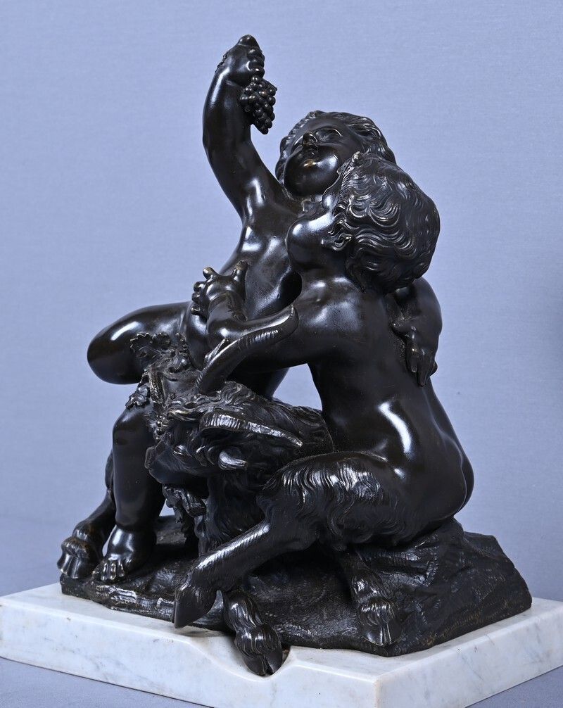 2220.0 Bronze Sculpture "The Childhood Of Bacchus" After Clodion – Part 2, 19th Century photo