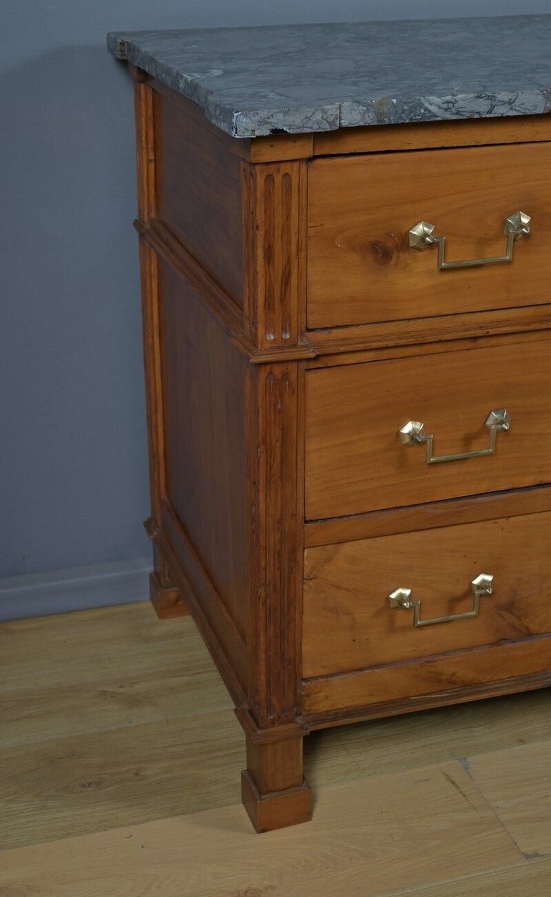 Furniture Cherrywood Chest Of Drawers, Louis XVI Period – Late 18th Century photo