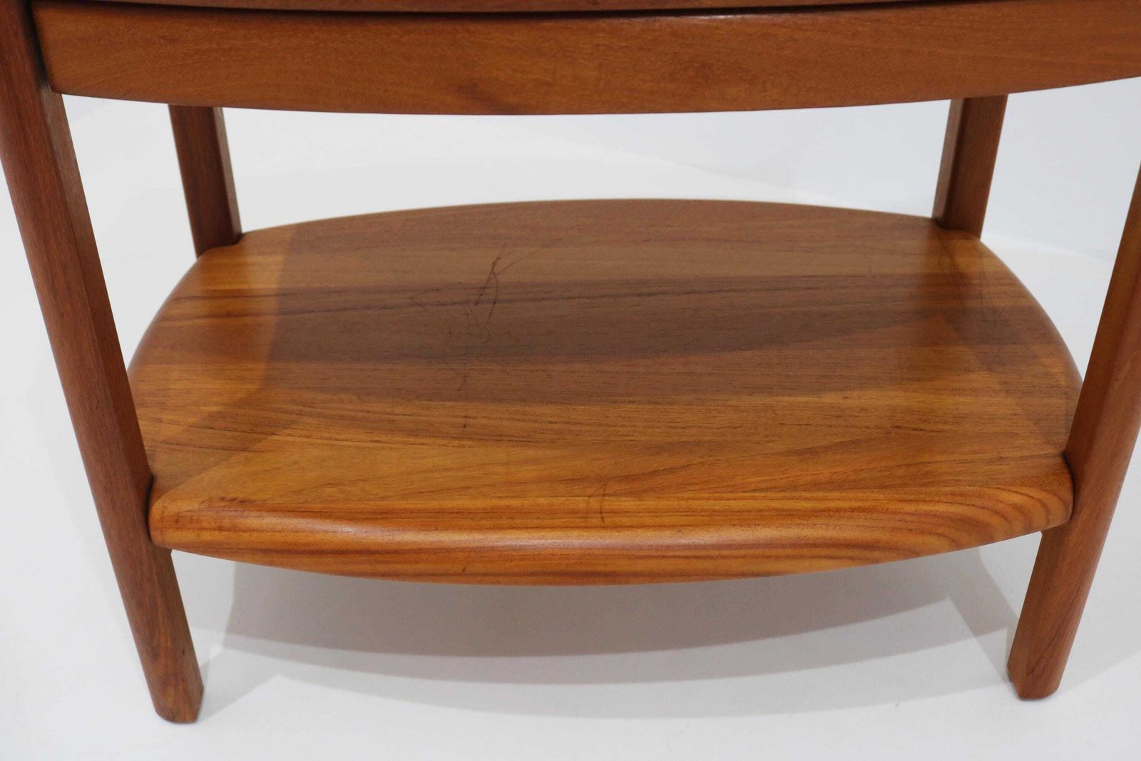photo for sale Deens Mid Century Massief Teakhouten Nachtkastje Van Salling Stolefabrik Durup Met Lade En Plank Ca. 1960