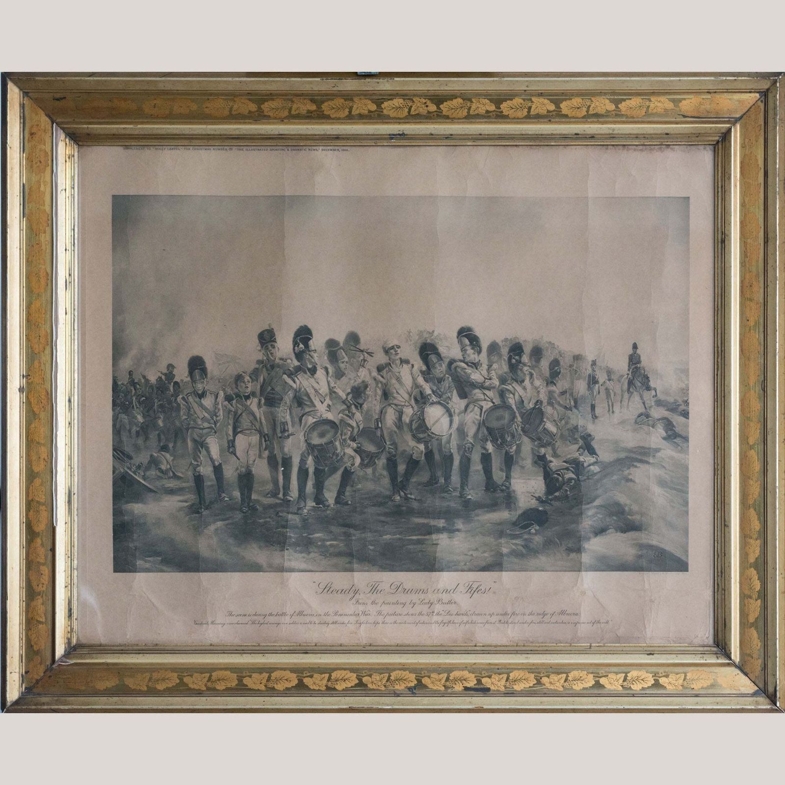 Steady, The Drums And Fifes! – After Lady Butler photo furniture