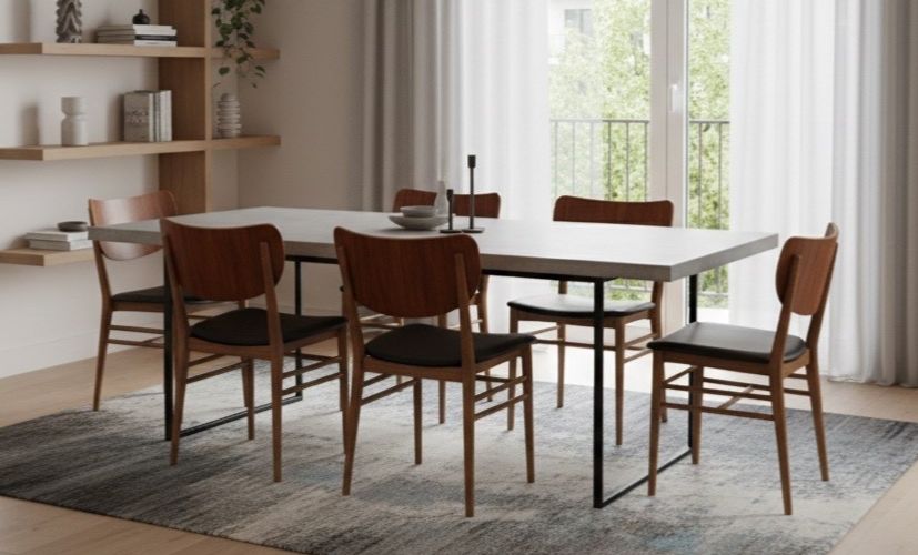 Danish Dining Chairs Set Of 6 By Niels And Eva Koppel Slagelse Mobelfabric 1950s
