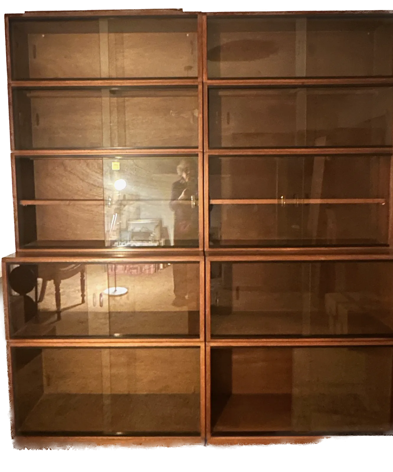 Large Simplex 5 Tier Sectional Mahogany Bookcase, 1960's,No.1 photo furniture