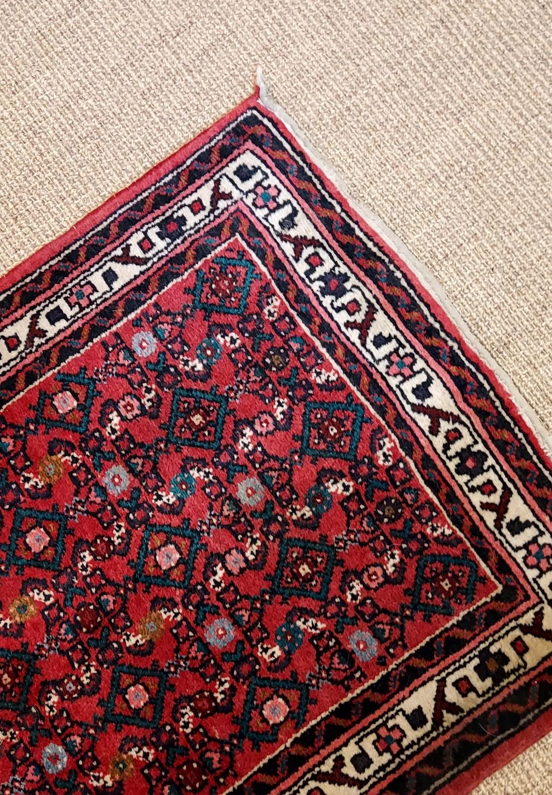 Fabulous Quality Very Long Vintage  Runner Rug Carpet 3m 33cm With Beautiful Rich Colours. photo furniture