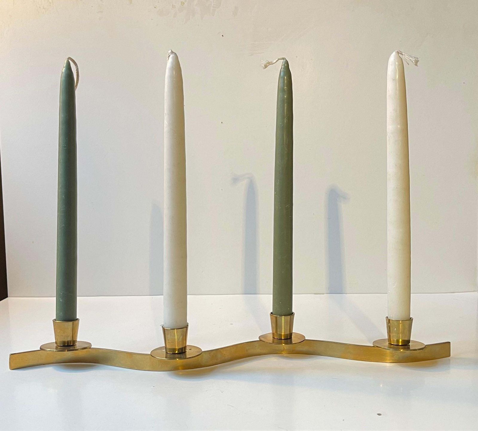 Scandinavian Organic Candelabra In The Style Of Josef Frank, 1960s photo 251.0