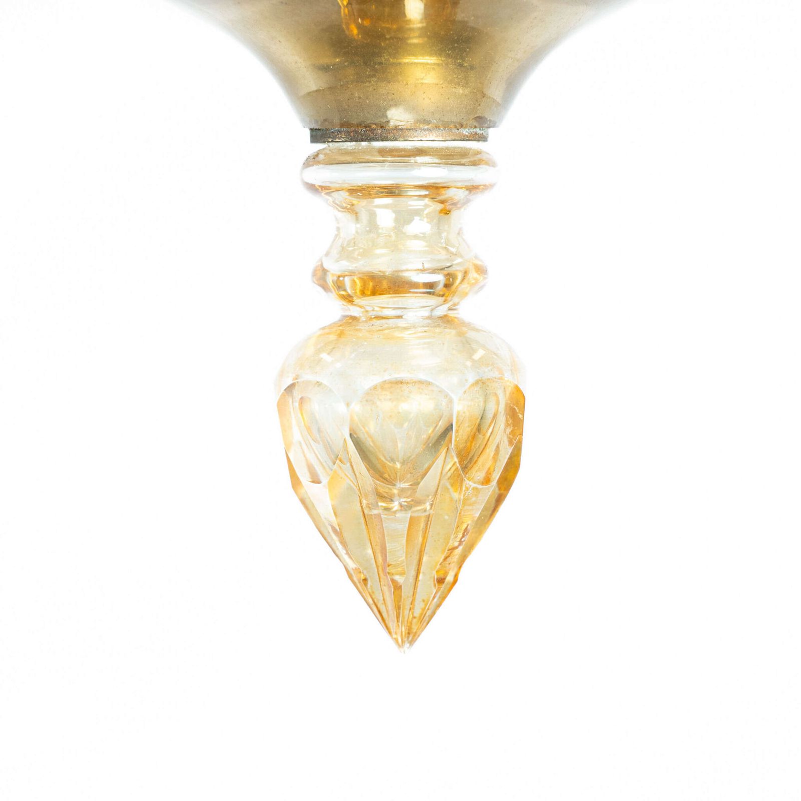 1950’s Champagne Coloured Murano Glass Chandelier photo Lighting