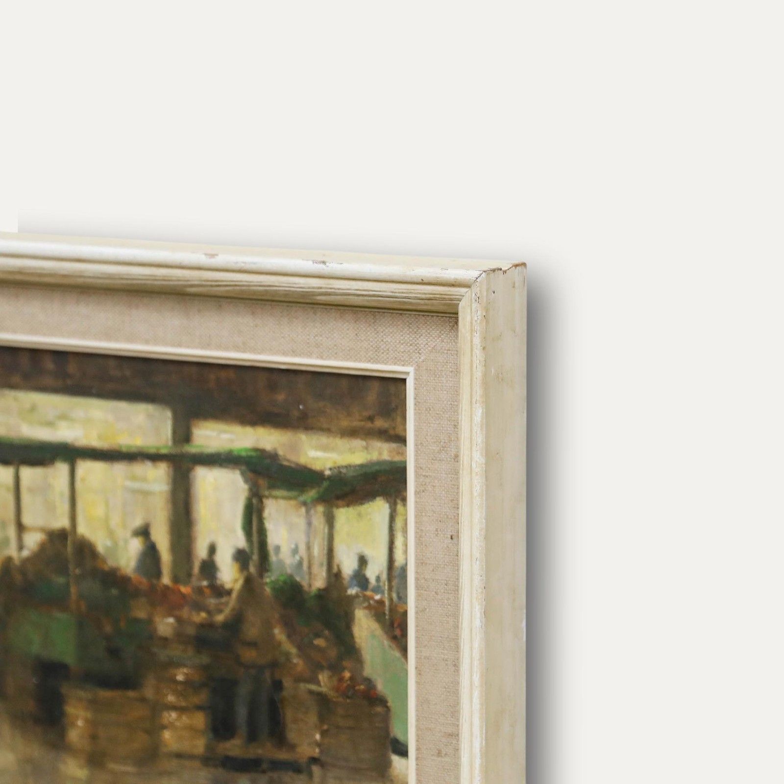 Rod Pearce (B.1942) Framed 20th Century Oil, Market Stalls photo 550.0