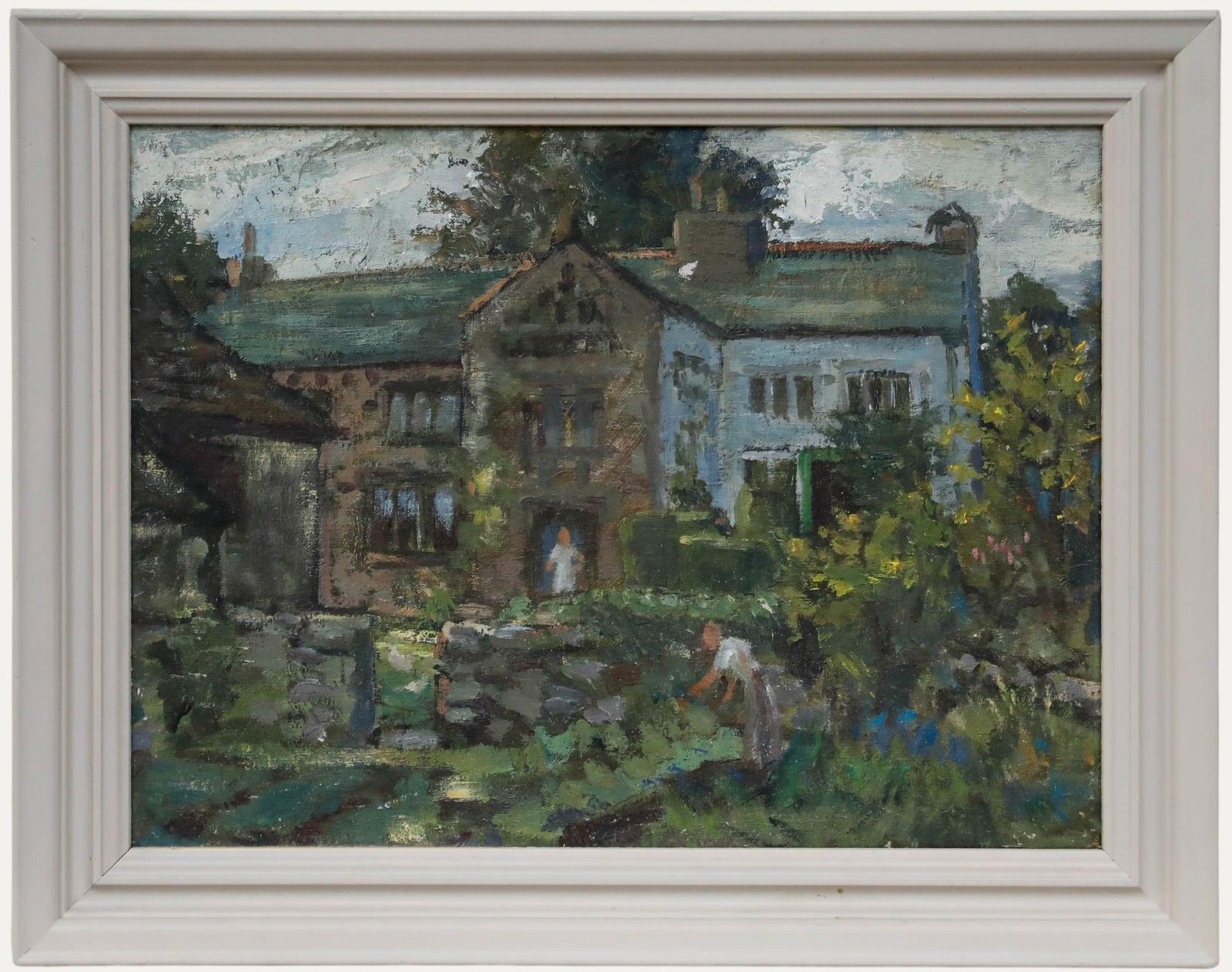 C. A. Parker British School Mid 20th Century Oil, New Year's Morning