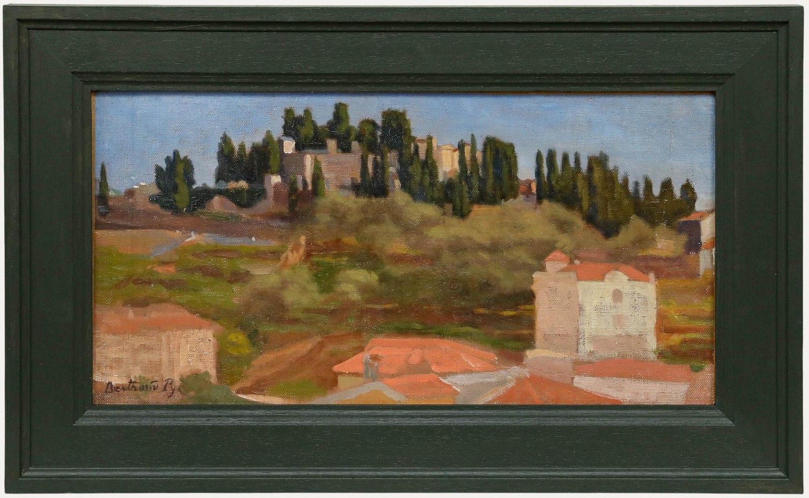 Bertrand Py (1895 1973) Framed Mid 20th Century Oil, Summer In Provence