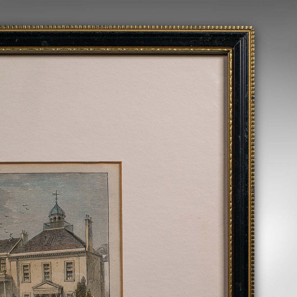 Antique Surgeon Square Picture, Edinburgh, Art, Medical Interest, Late Victorian photo buy
