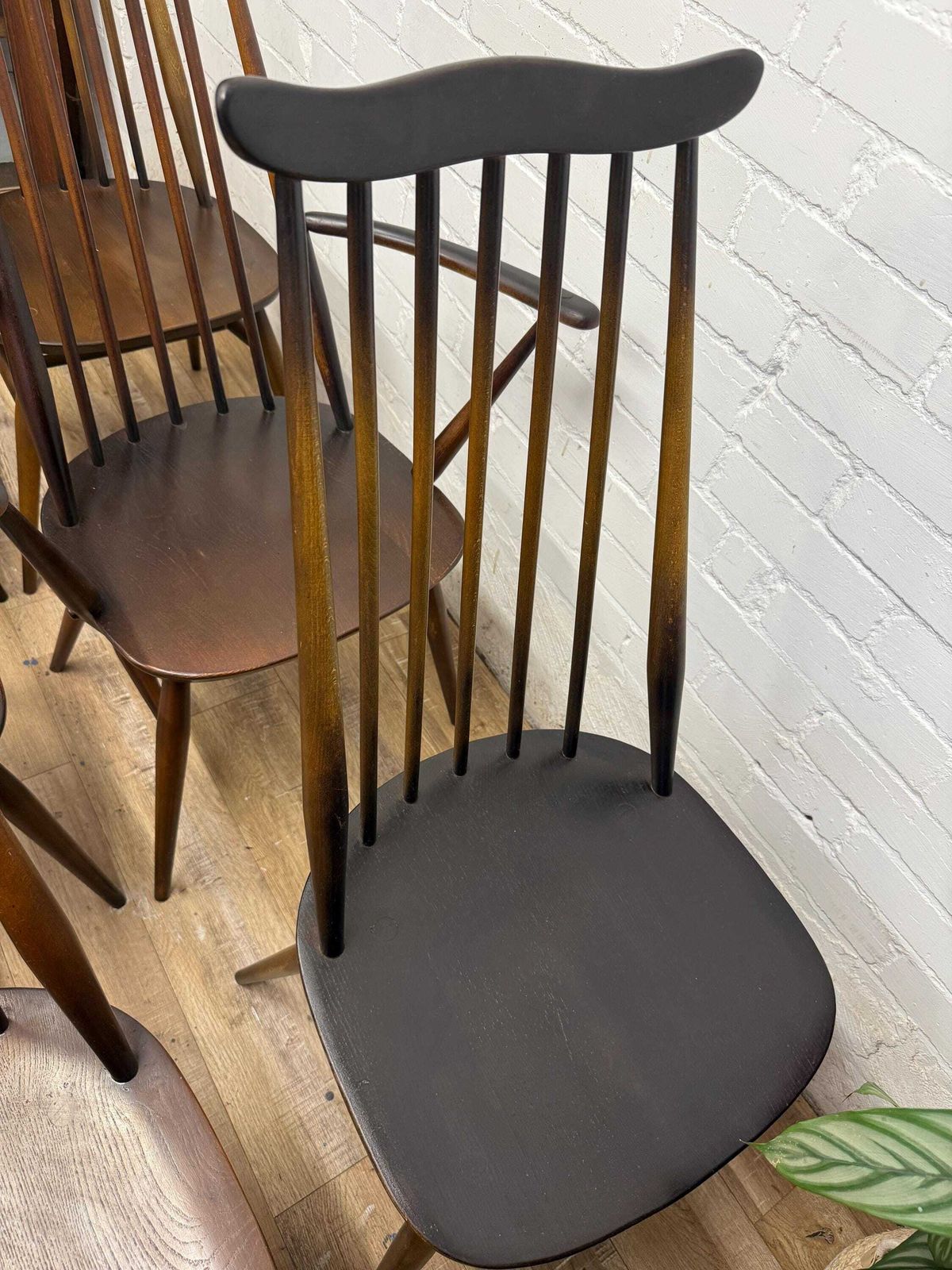 photo buy Ercol Goldsmith Dining Chairs – Set Of 6 (Including Carver)