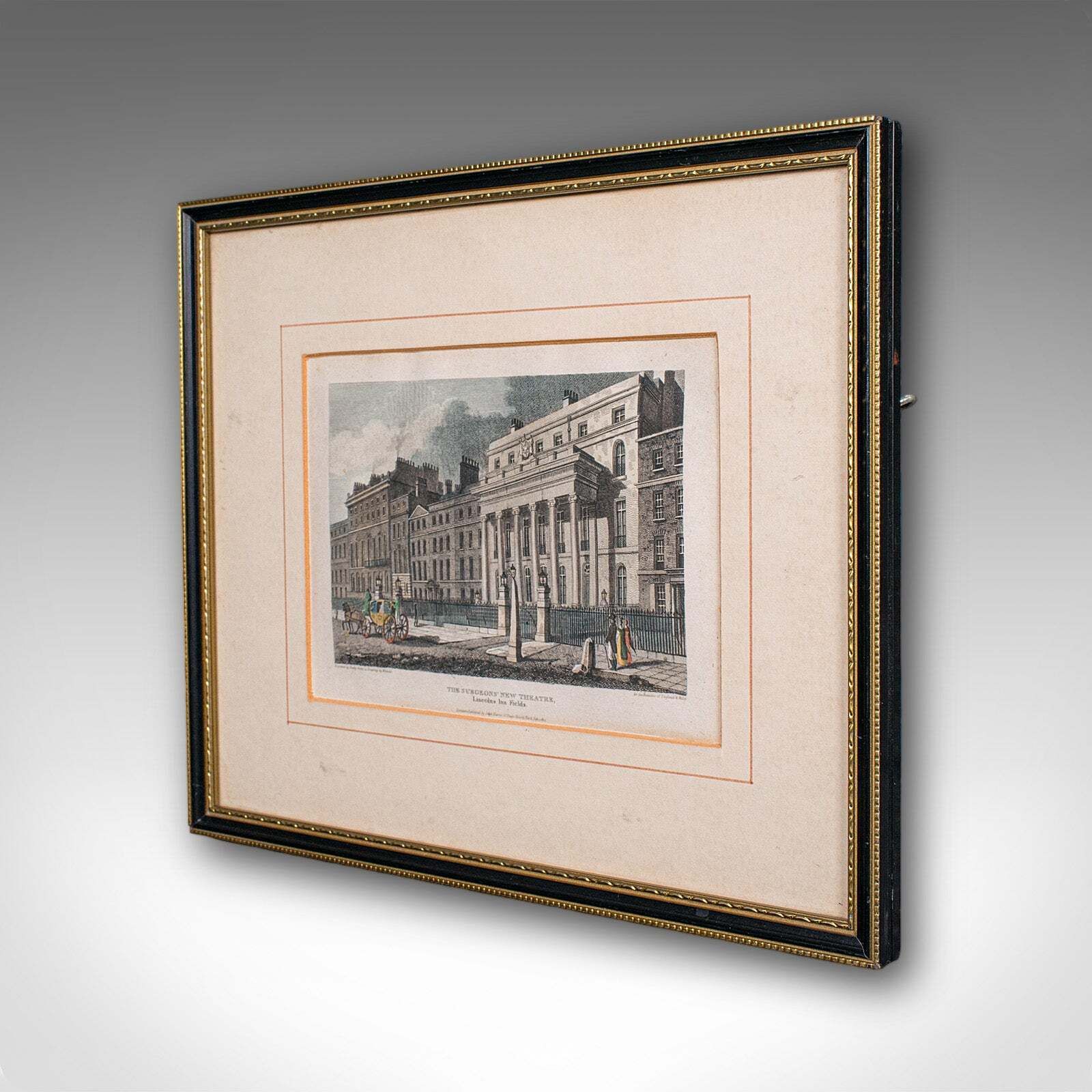 Antique Hospital Picture, Lincoln's Inn Fields, London, Art, Medical, Victorian photo for sale