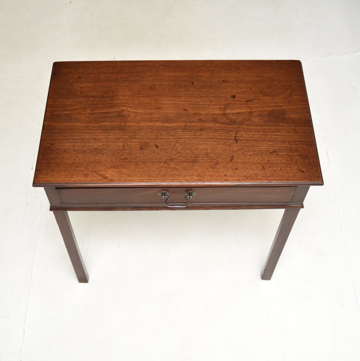 Antique Georgian Period Mahogany Console / Side Table photo for sale