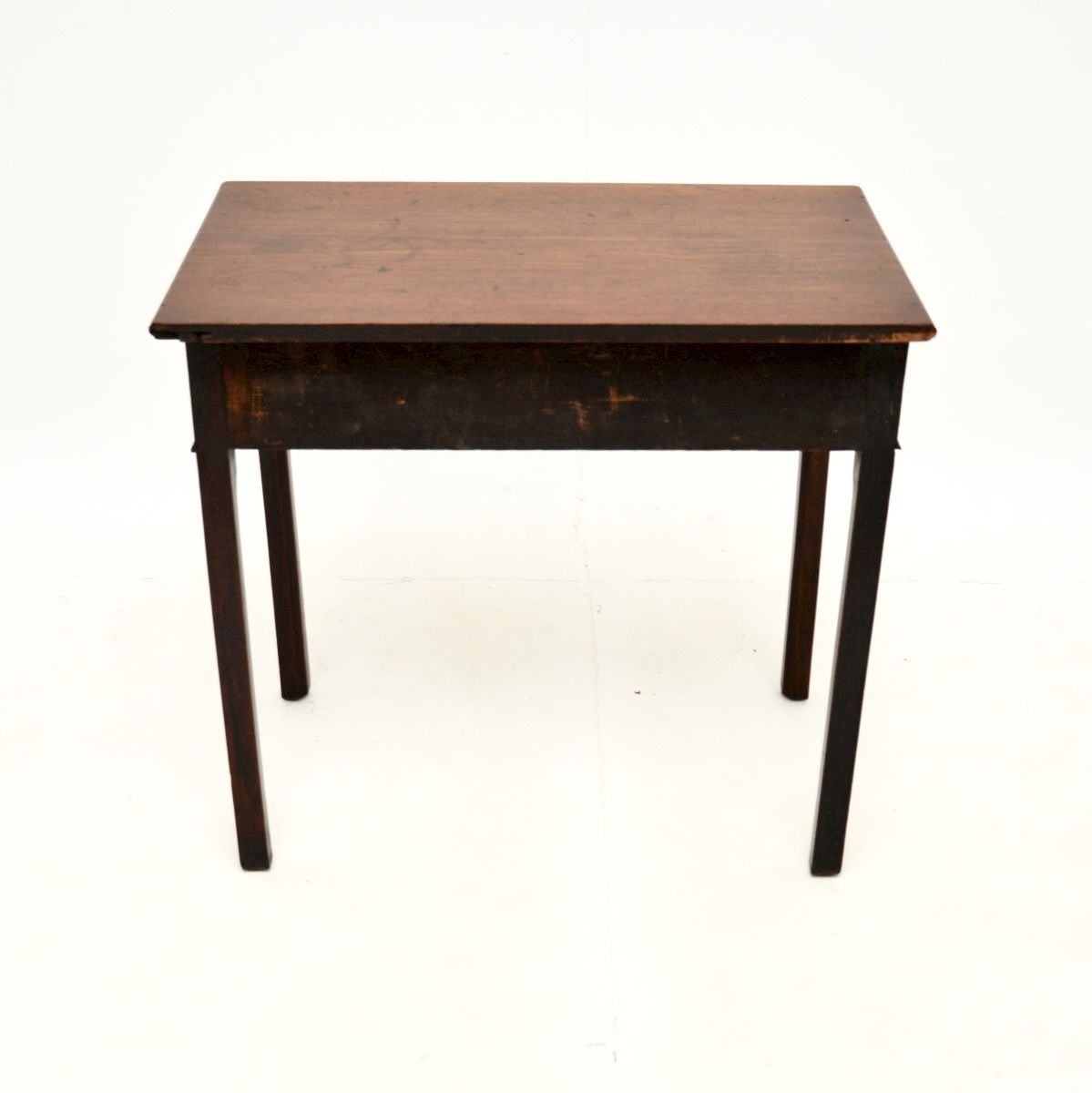 Antique Georgian Period Mahogany Console / Side Table photo vintage