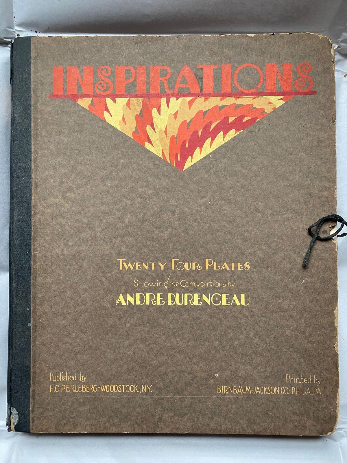 Andre Durenceau Inspirations Art Deco Complete Book Of 24 Pochoir Prints 1929 photo furniture