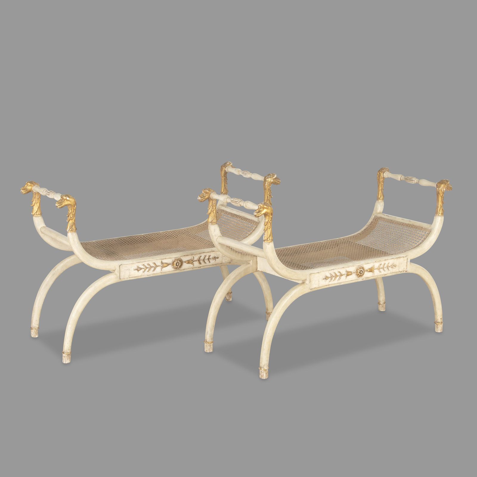 C19th Pair Of Italian Window Seats photo Furniture