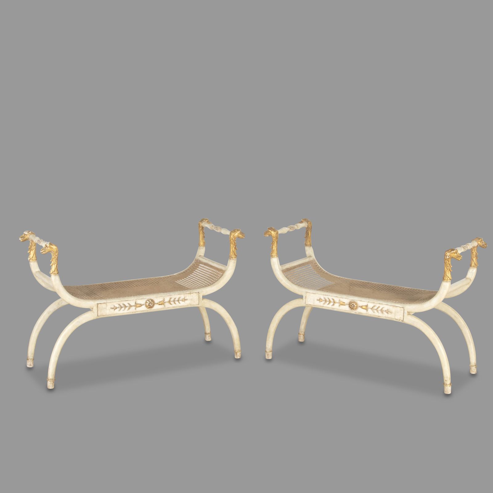 C19th Pair Of Italian Window Seats photo vinterior