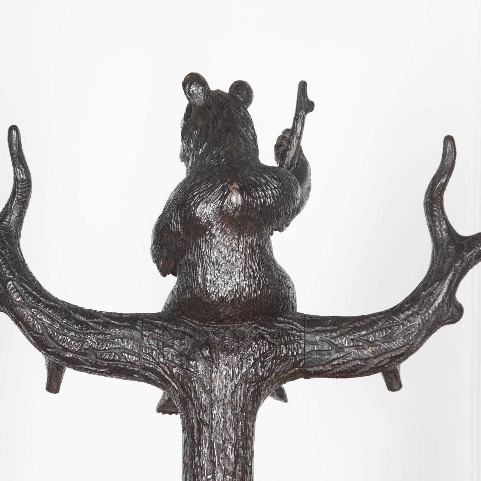 photo vintage 19th Century Carved Bear Hall Stand