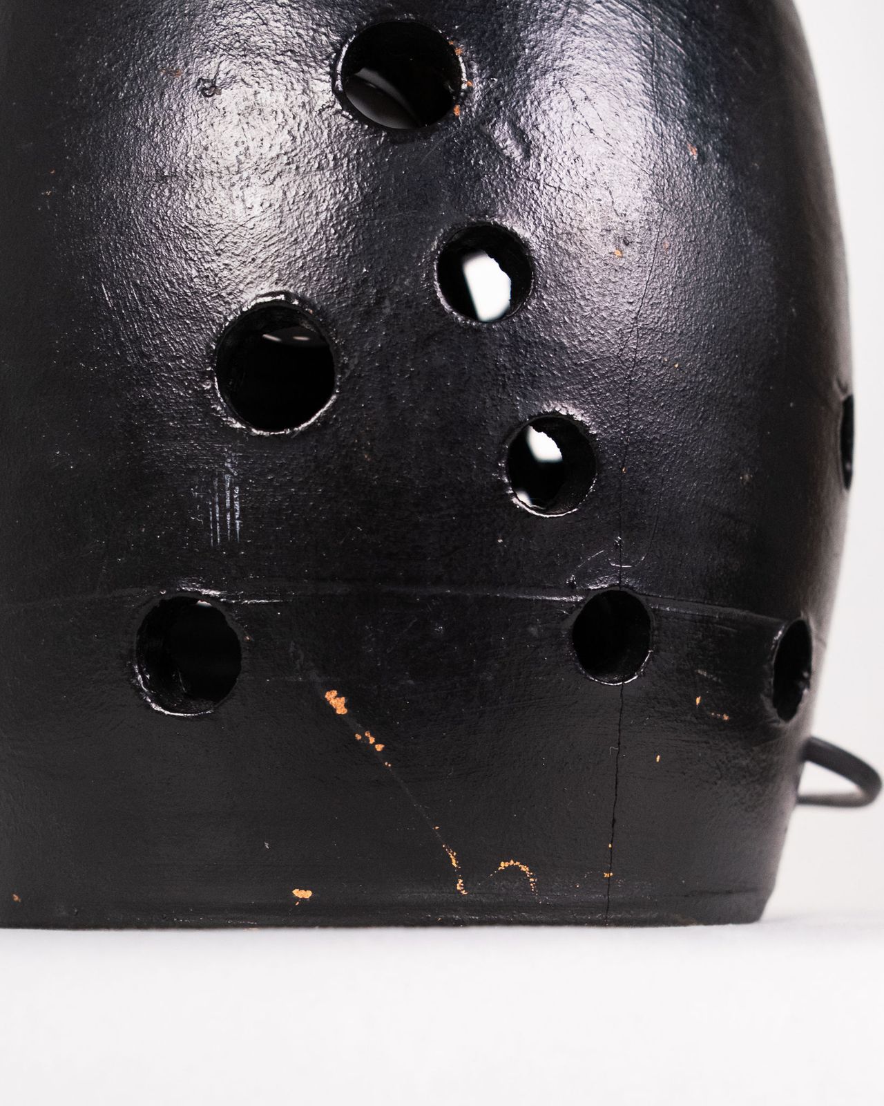 Black Ceramic Lamp In The Style Of Georges Pelletier, France, 1970s photo buy
