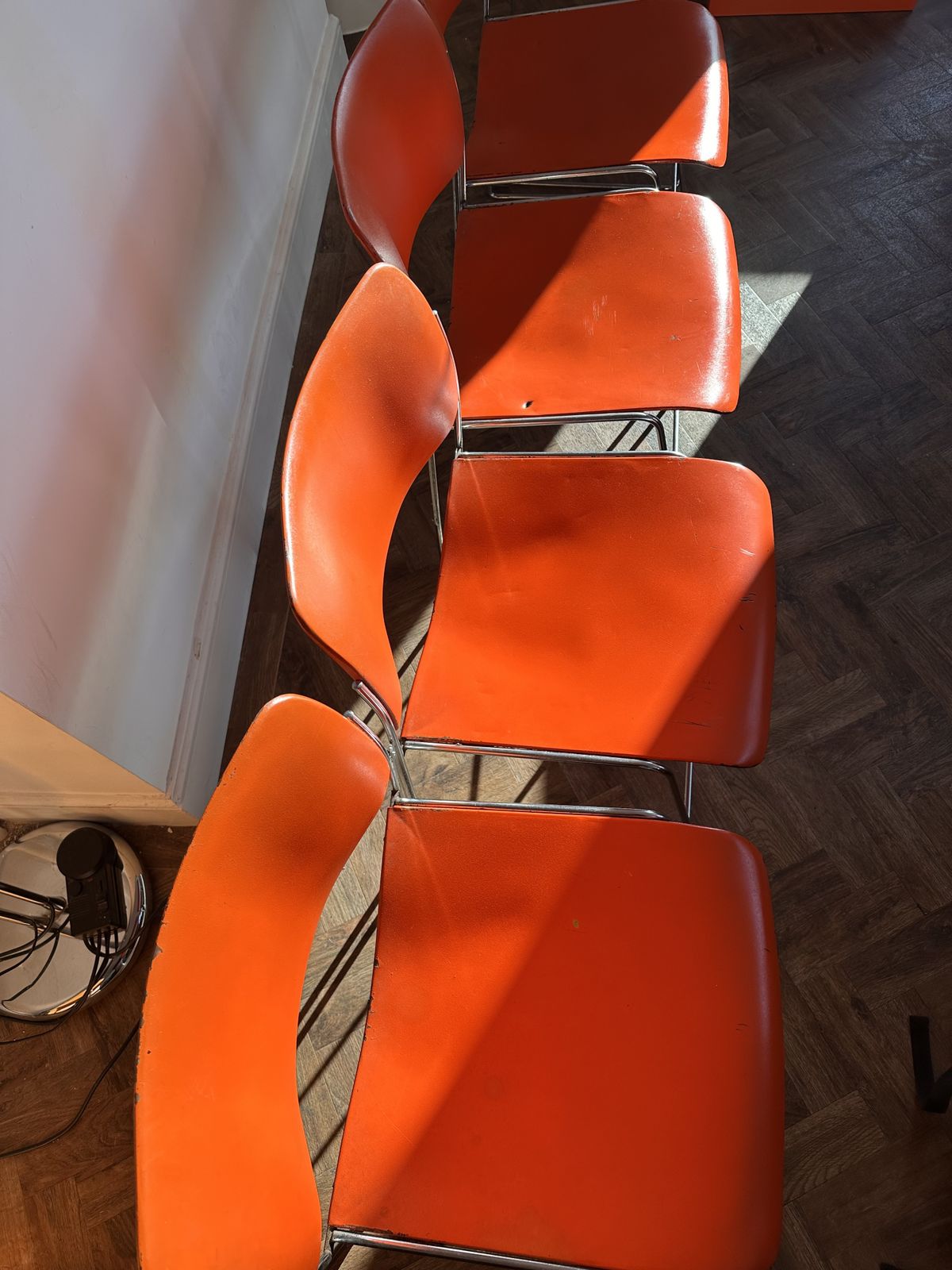 Set Of 5 Original Steel 4/40 Chairs By David Rowland Manufactured By Gf In 1960s (Original Rather Than Howe) photo Furniture
