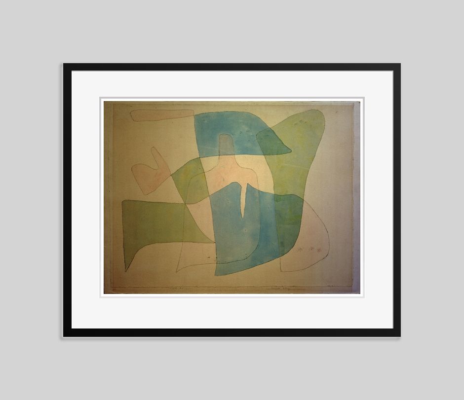 Paul Klee 'Exotic Sound' Archival Pigment Print Framed In Black