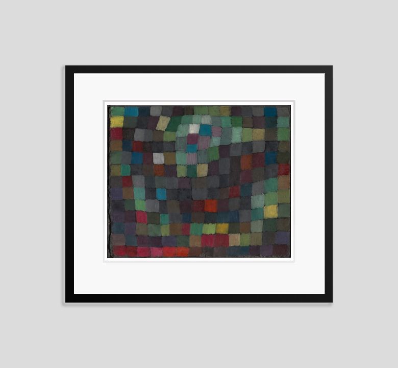 Paul Klee 'May Picture' Archival Pigment Print Framed In Black