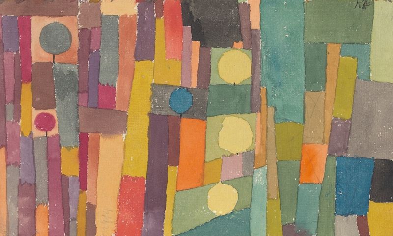 Paul Klee 'Step' Archival Pigment Print Framed In Black photo furniture